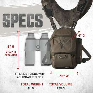 Badlands Bino XR Binocular Case with Harness - Reliable Protection