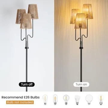 Stylish Boho Floor Lamp for Living Room and Nursery