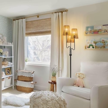 Stylish Boho Floor Lamp for Living Room and Nursery