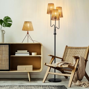 Stylish Boho Floor Lamp for Living Room and Nursery