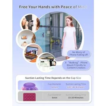 PROfezzion Magnetic Phone Mount for Hands-Free Use