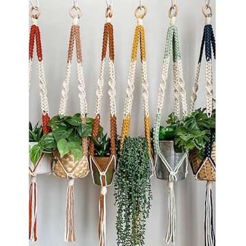 NOANTA 4mm 109yards Macrame Cord Natural Color Cotton Rope for Wall Hanging, Plant Hangers, Crafts, Knitting