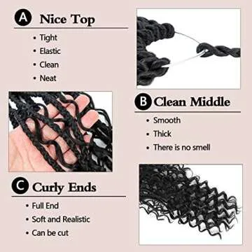 Coolbeeza Goddess Box Braids - 8 Packs of Easy Crochet Hair