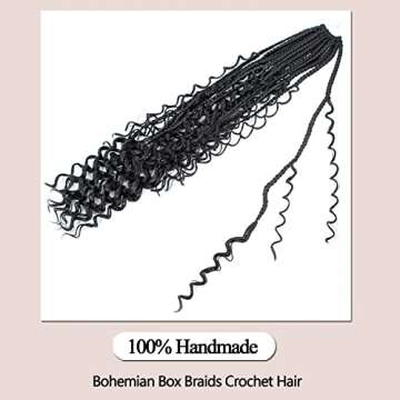 Coolbeeza Goddess Box Braids - 8 Packs of Easy Crochet Hair
