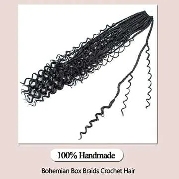 Coolbeeza Goddess Box Braids - 8 Packs of Easy Crochet Hair