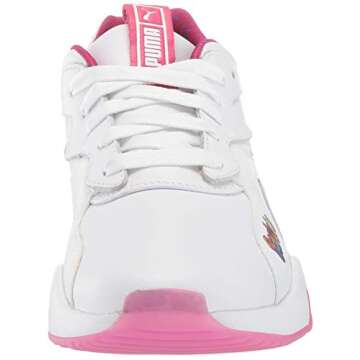 Puma Women's NOVA X Barbie Sneaker, White-Cabaret, 7.5 M US