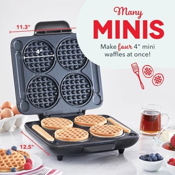 Shop DASH Mini Waffle Maker for Perfect Waffles Every Time