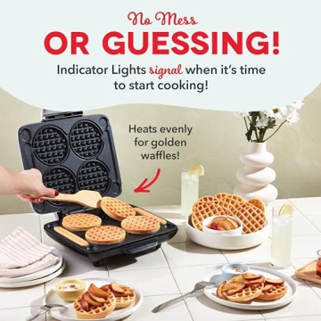 Shop DASH Mini Waffle Maker for Perfect Waffles Every Time