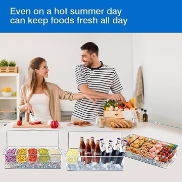 Innovative Life Chilled Condiment Server Caddy for Parties