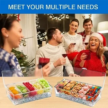 Innovative Life Chilled Condiment Server Caddy for Parties