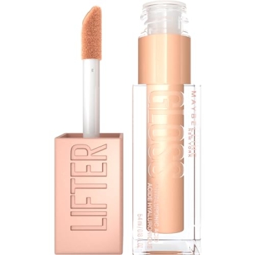 Maybelline Lifter Gloss - Hydrating Lip Gloss with Hyaluronic Acid for Full, Glossy Lips