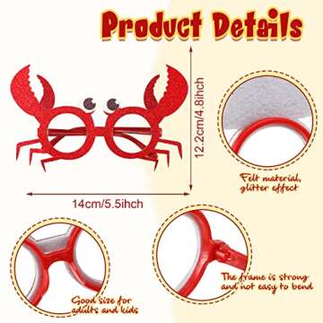 Hawaiian Glasses Frames for Summer Luau Parties