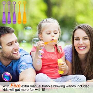 AGPtEK Automatic Bubble Machine for Kids' Fun