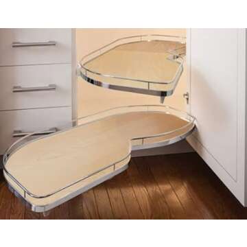 Lemans II Lazy Susan for Corner Cabinets - Efficient Storage
