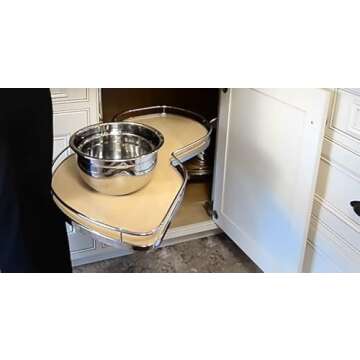 Lemans II Lazy Susan for Corner Cabinets - Efficient Storage
