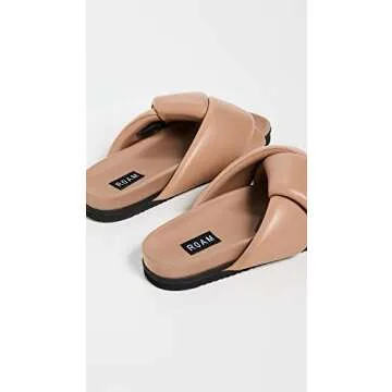 R0AM Women's Foldy Puffy Slides - Comfort Meets Style