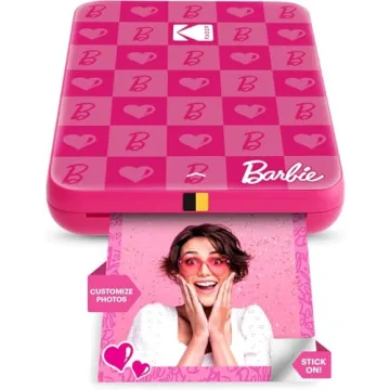 KODAK Barbie x Step Slim Wireless Instant Portable Photo Mobile Printer with 50 Sheets
