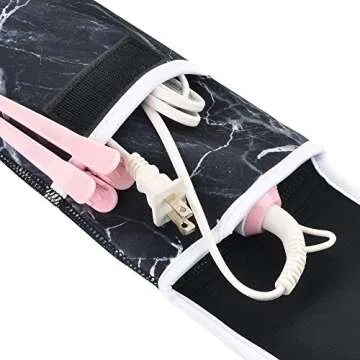 Bluecell Neoprene Curling Iron Travel Case Pouch