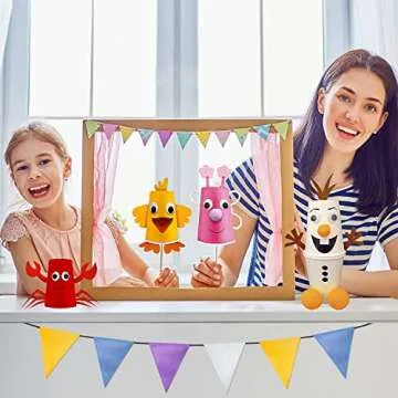 Arts and Crafts Kit for Kids Ages 3, 4, 5, 6 – Create 8 Cute Animal Projects – Gift Set for Girls & Boys
