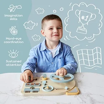 LA·LA · LLAMA Montessori Steering Wheel - Toddler Toy