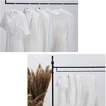 Better to U Pure White Satin Padded Sweater Hangers 5 Pack, Blouse Hanger with Thick & Soft Foam for Bridal Wedding Dress Lingerie, Smooth Silk Covered Shirt Hanger Without Shoulder Bump