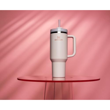 Stanley Quencher H2.0 40 OZ Tumbler - Rose Quartz