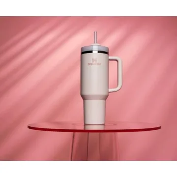 Stanley Quencher H2.0 40 OZ Tumbler - Rose Quartz