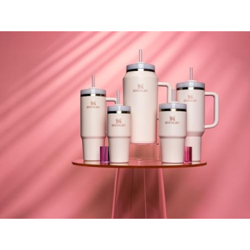 Stanley Quencher H2.0 40 OZ Tumbler - Rose Quartz