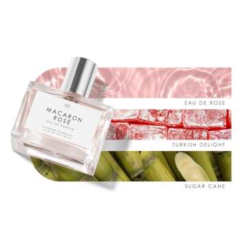 Le Monde Gourmand Macaron Rosé Eau de Parfum - 1 fl oz (30 ml) - Rose, Floral, Sugar Perfume Notes