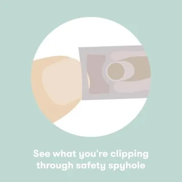 Frida Baby Nail SnipperClipper with Safety Spyhole