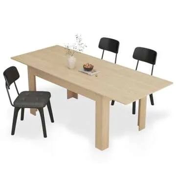 Fingertip WD Extendable Dining Table for 6-10 People