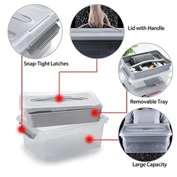 BTSKY Stack & Carry Box for Versatile Storage Solution