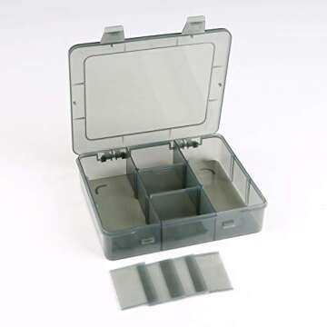 Vidifor 9 Grids Art Craft Supply Organizer Storage Box