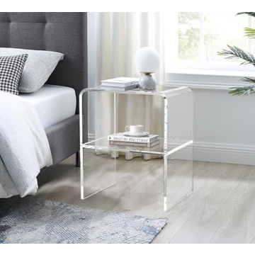 ONELUX 1626 Acrylic Nightstand: Elegant & Versatile Design