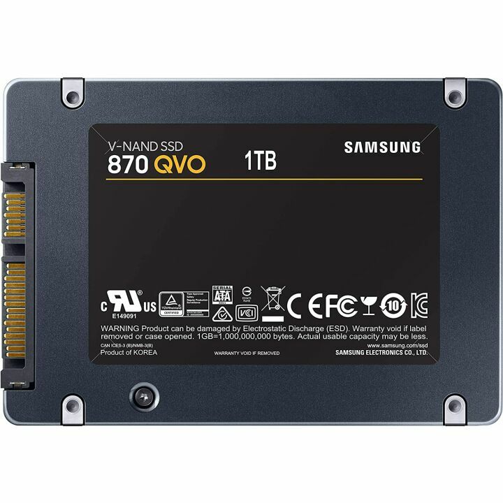 Samsung 870 QVO 1TB SATA SSD for High-Speed Storage