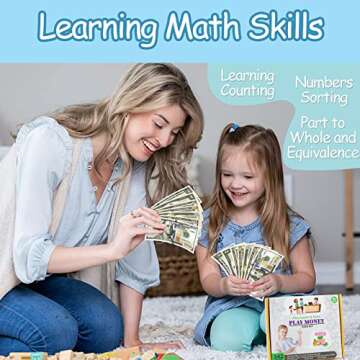 Powza 542 Pcs Teaching Math Sets, Toys for 3 4 5 6 Year Old Boys Girls, Number Learning Education Toys for Kids Ages 3-8 Develops Early Math Skills, Preschool Math Games Multicolored