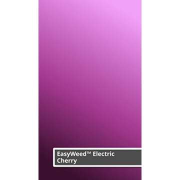 Siser EasyWeed Electric Pearlescent Vinyl 5 Colors 12x15