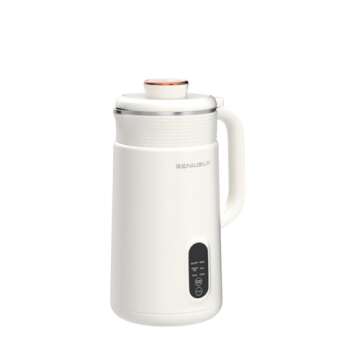 Geniuslix Nut Milk Maker Machine for Homemade, Plant-Based Milk with Auto Clean & Temperature Control Soy Milk Maker, Non-Dairy Beverages- Almond/Coconut/Cashew/Oat Milk Machine Maker