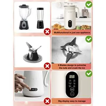Geniuslix Nut Milk Maker for Healthy Plant-Based Milk