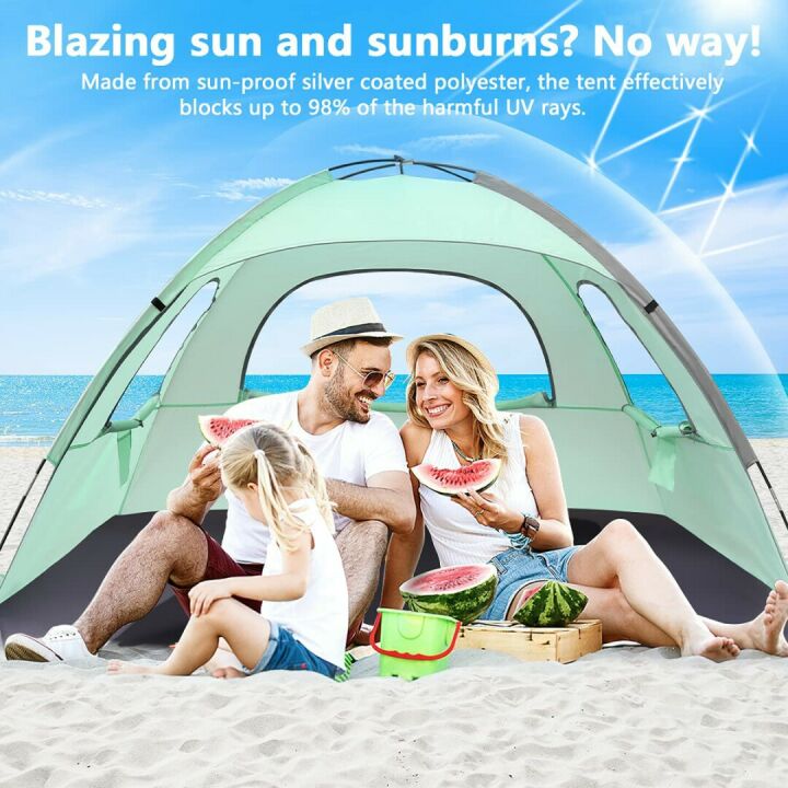NXONE Beach Tent with UV Protection and Carry Bag