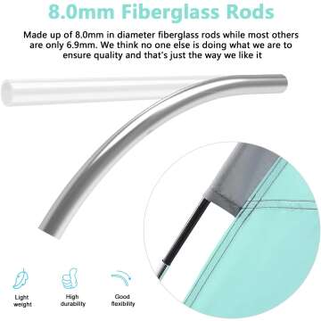 NXONE Beach Tent with UV Protection and Carry Bag