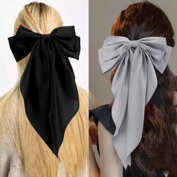 Elegant Velscrun Hair Bows for Women - 3 Gorgeous Colors