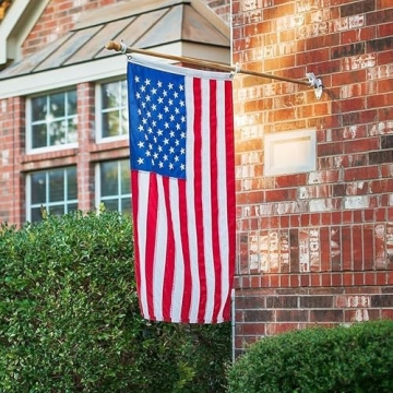 American Flag 3x5 Ft - Heavy Duty Outdoor Flag with Embroidered Stars