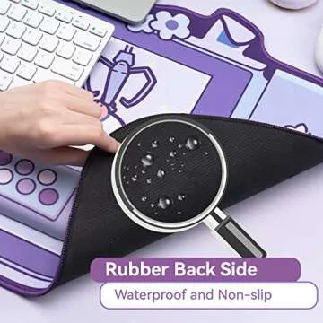 GeekShare Bunny Mouse Pad for Gaming and Home Office