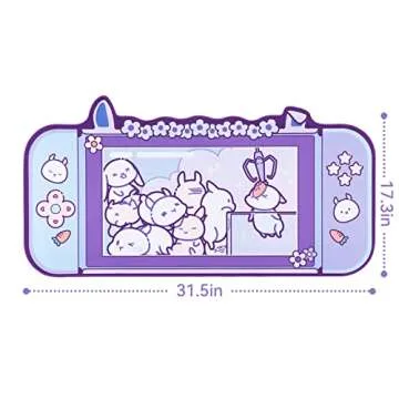 GeekShare Bunny Mouse Pad for Gaming and Home Office