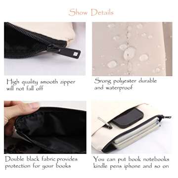 MAOFAED Acotar Book Sack - Stylish Book Sleeve for Readers