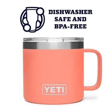 YETI Coral Rambler Mug, 1 EA