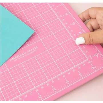 American Crafts Self Healing Cutting Mat - 18x24 Pink