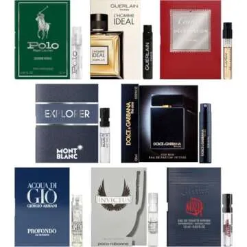 Men's Designer Fragrance Sampler (8 count)