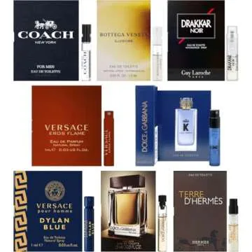 Men's Designer Fragrance Sampler (8 count)